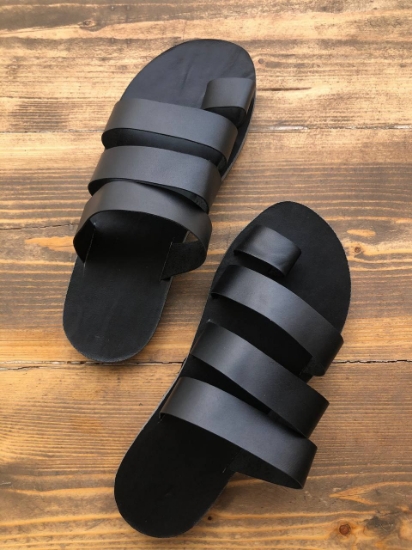 Picture of Stylish men pure leather sandals