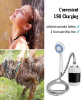 Picture of Portable Camping Shower Outdoor USB Rechargeable Shower Head Bathing