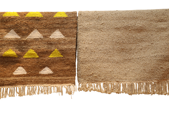 Picture of yellow pyramid carpet