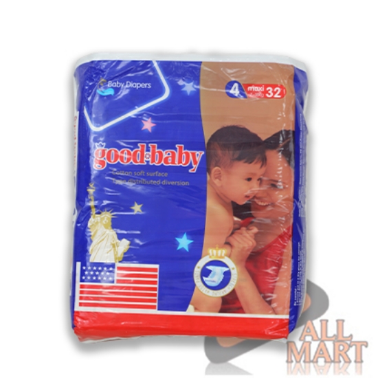 Picture of GOOD BABY DIAPERS 4 MAXI 7-18KG 32PCS