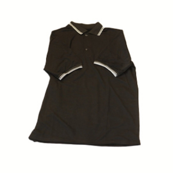 Picture of Polo T-shirt ( Black with white stripe)