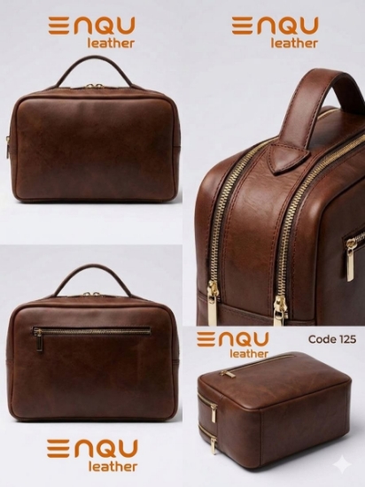 Picture of Premium Men’s Leather Lunch Bag-- code 125