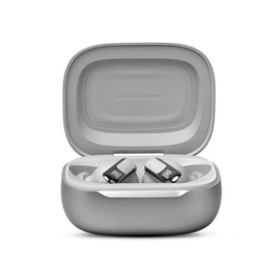 Picture of JBL Beam 3 Perfect Fit True Adaptive Noise Cancelling Earbuds – Silver Color