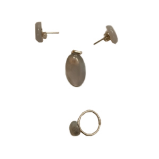 Picture of Blue Aget (Silver ) Complete - 4pc