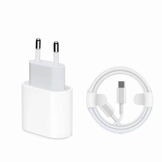 Picture of Apple iPhone 14 Pro Max Charger Kit 25W USB C Adapter With Lightning Cable