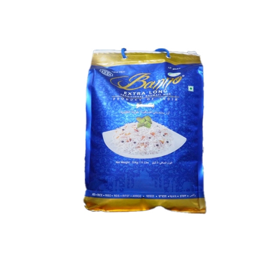 Picture of Banno Extra Long Basmati Rice 5kg (Pouch)