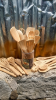Picture of Babar wooden catingbord and spoon/ የእንጨት መክተፊያና ማማስያ