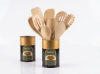 Picture of Babar wooden catingbord and spoon/ የእንጨት መክተፊያና ማማስያ